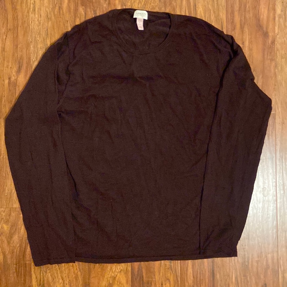 Burgundy Armani Collezioni Sweater